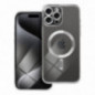 Apple iPhone 15 Pro Max Hülle Electro Mag MagSAFE  Silber