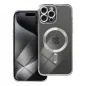 Apple iPhone 15 Pro Max Hülle Electro Mag MagSAFE  Silber