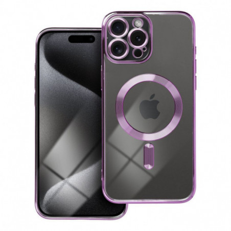 Apple iPhone 15 Pro Max Hülle Electro Mag MagSAFE  Tiefviolett