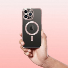 Apple iPhone 15 Plus Hülle Electro Mag MagSAFE  Roségold
