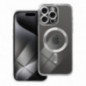 Apple iPhone 15 Pro Hülle Electro Mag MagSAFE  Silber