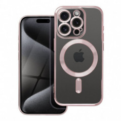 Apple iPhone 15 Pro Hülle Electro Mag MagSAFE  Roségold