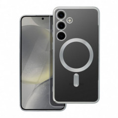 Samsung Galaxy S24 PLUS Hülle Electro Mag MagSAFE  Silber