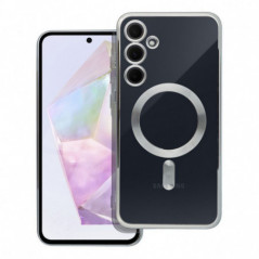 Samsung Galaxy A35 Hülle Electro Mag MagSAFE  Silber