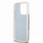 Apple iPhone 14 Pro Hülle DKNY Liquid Glitters Arch Logo Schwarz