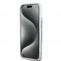 Apple iPhone 15 Plus Hülle DKNY Liquid Glitters Arch Logo Schwarz