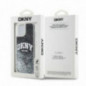 Apple iPhone 15 Plus Hülle DKNY Liquid Glitters Arch Logo Schwarz