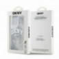 Apple iPhone 15 Pro Hülle DKNY Liquid Glitters Arch Logo Weiß