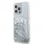 Apple iPhone 15 Pro Max Hülle DKNY Liquid Glitters Arch Logo Weiß