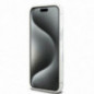 Apple iPhone 15 Pro Max Hülle DKNY Liquid Glitters Checkered Pattern Weiß