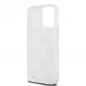Apple iPhone 15 Pro Max Hülle DKNY Liquid Glitters Checkered Pattern Weiß