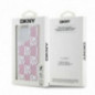 Apple iPhone 15 Pro Max Hülle DKNY Liquid Glitters Checkered Pattern Rosa