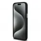 Apple iPhone 15 Pro Max Hülle DKNY Silicone Horizontal Metal Logo MagSAFE  Schwarz