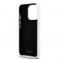 Apple iPhone 14 Pro Hülle DKNY Silicone Horizontal Metal Logo MagSAFE  Rosa