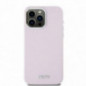 Apple iPhone 14 Pro Max Hülle DKNY Silicone Horizontal Metal Logo MagSAFE  Rosa