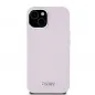 Apple iPhone 15 Plus Hülle DKNY Silicone Horizontal Metal Logo MagSAFE  Rosa