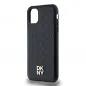 Apple iPhone 11 Hülle DKNY Pu Repeat Pattern Stack Logo MagSAFE  Schwarz