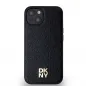 Apple iPhone 14 Hülle DKNY Pu Repeat Pattern Stack Logo MagSAFE  Schwarz