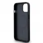 Apple iPhone 14 Hülle DKNY Pu Repeat Pattern Stack Logo MagSAFE  Schwarz
