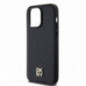 Apple iPhone 14 Pro Hülle DKNY Pu Repeat Pattern Stack Logo MagSAFE  Schwarz