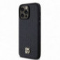 Apple iPhone 14 Pro Max Hülle DKNY Pu Repeat Pattern Stack Logo MagSAFE  Schwarz