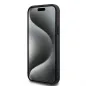 Apple iPhone 15 Hülle DKNY Pu Repeat Pattern Stack Logo MagSAFE  Schwarz