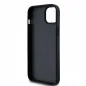 Apple iPhone 15 Hülle DKNY Pu Repeat Pattern Stack Logo MagSAFE  Schwarz