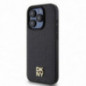 Apple iPhone 15 Pro Hülle DKNY Pu Repeat Pattern Stack Logo MagSAFE  Schwarz