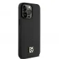 Apple iPhone 15 Pro Max Hülle DKNY Pu Repeat Pattern Stack Logo MagSAFE  Schwarz