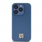 Apple iPhone 15 Pro Hülle DKNY Pu Repeat Pattern Stack Logo MagSAFE  Blau