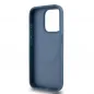 Apple iPhone 15 Pro Hülle DKNY Pu Repeat Pattern Stack Logo MagSAFE  Blau