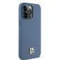 Apple iPhone 15 Pro Max Hülle DKNY Pu Repeat Pattern Stack Logo MagSAFE  Blau