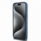 Apple iPhone 15 Pro Max Hülle DKNY Pu Repeat Pattern Stack Logo MagSAFE  Blau