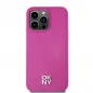 Apple iPhone 15 Pro Max Hülle DKNY Pu Repeat Pattern Stack Logo MagSAFE  Rosa