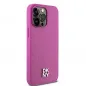 Apple iPhone 15 Pro Max Hülle DKNY Pu Repeat Pattern Stack Logo MagSAFE  Rosa