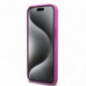 Apple iPhone 15 Pro Max Hülle DKNY Pu Repeat Pattern Stack Logo MagSAFE  Rosa