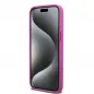 Apple iPhone 15 Pro Max Hülle DKNY Pu Repeat Pattern Stack Logo MagSAFE  Rosa