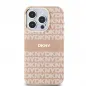 Apple iPhone 14 Pro Max Hülle DKNY Repeat Texture Pattern Stripe MagSAFE  Rosa