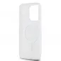 Apple iPhone 14 Pro Max Hülle DKNY Repeat Texture Pattern Stripe MagSAFE  Rosa