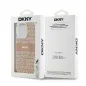 Apple iPhone 14 Pro Max Hülle DKNY Repeat Texture Pattern Stripe MagSAFE  Rosa