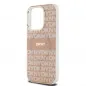 Apple iPhone 15 Pro Max Hülle DKNY Repeat Texture Pattern Stripe MagSAFE  Rosa