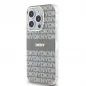 Apple iPhone 15 Pro Max Hülle DKNY Repeat Texture Pattern Stripe MagSAFE  Beige