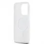 Apple iPhone 13 Pro Hülle DKNY Repeat Texture Pattern Stripe MagSAFE  Rosa