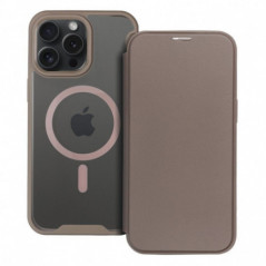 Apple iPhone 16 Pro Max Book Handytaschen Smart Mag Book Elegant  MagSAFE  Titan