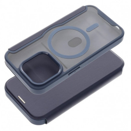 Apple iPhone 16 Pro Max Book Handytaschen Smart Mag Book Elegant  MagSAFE  Blau