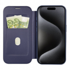 Apple iPhone 16 Pro Book Handytaschen Smart Mag Book Elegant  MagSAFE  Blau