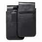 XIAOMI Redmi Note 10 Pro Max Universaletui, Gürtelholster ROYAL - Leather universal flap pocket Schwarz