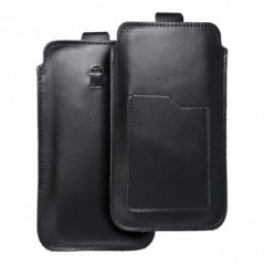 XIAOMI Redmi Note 10 Pro Max Universaletui, Gürtelholster ROYAL - Leather universal flap pocket Schwarz