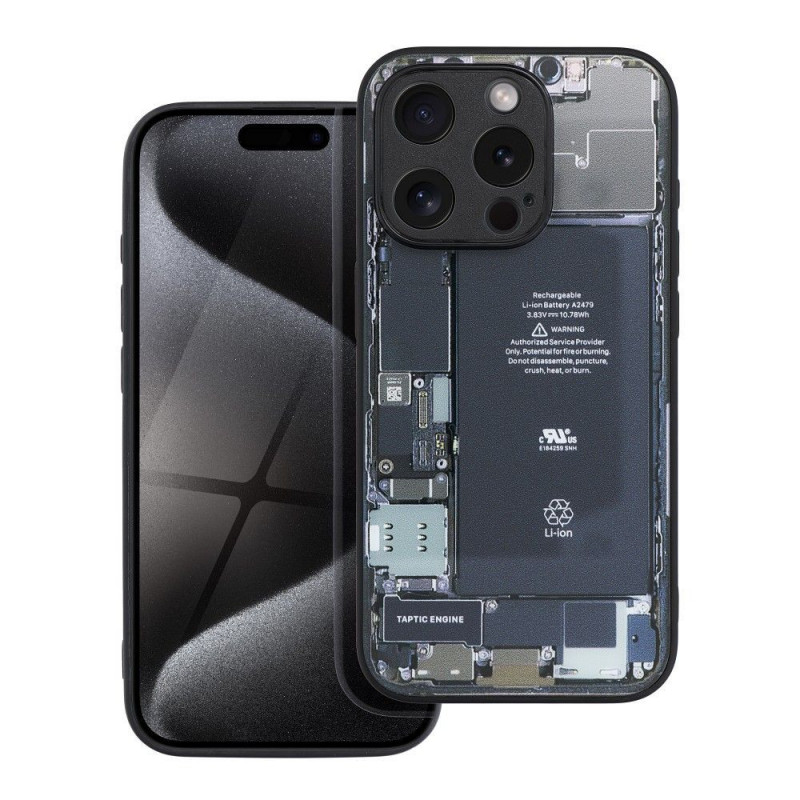 Apple iPhone 13 Hülle Tech Schwarz