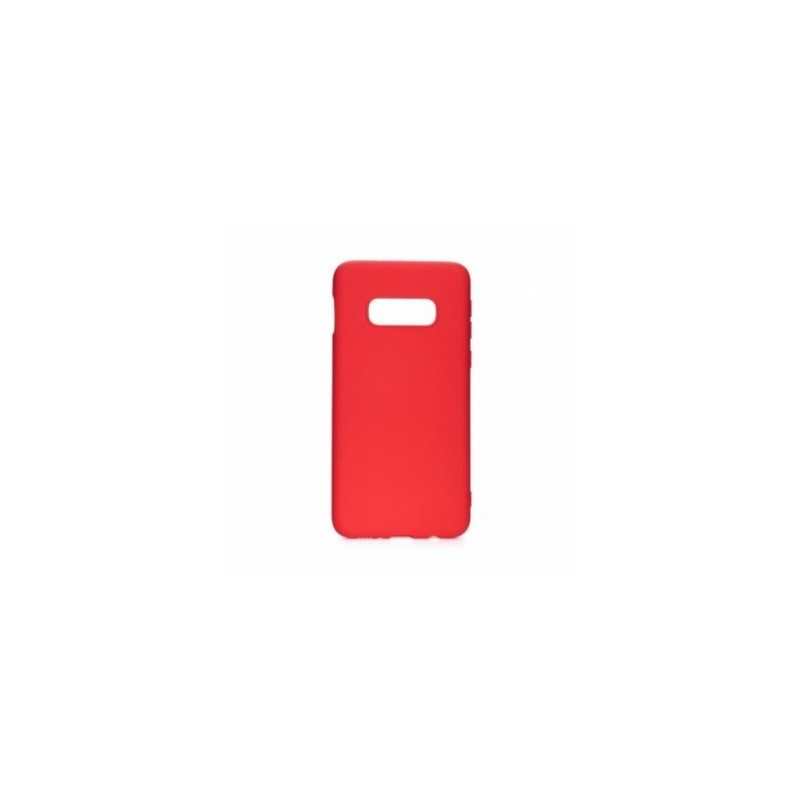 SOFT auf Samsung Galaxy S10e FORCELL Silikonhülle Rot